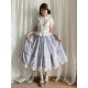 Miss Point Goose's Flower Basket Petal Hem Skirt(Reservation/3 Colours/Full Payment Without Shipping)